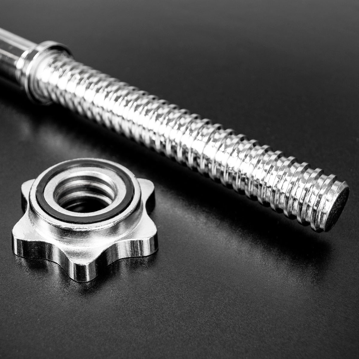 4ft Spinlock EZ Curl Barbell Weight Bar