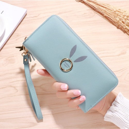 LB02830-BLUE Bifold Wallet with Street Style