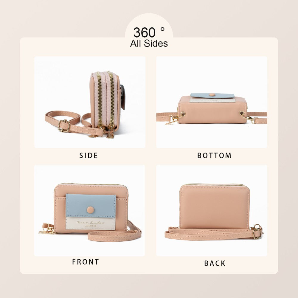 Forever Sunshine Compact Crossbody Purse - PINK