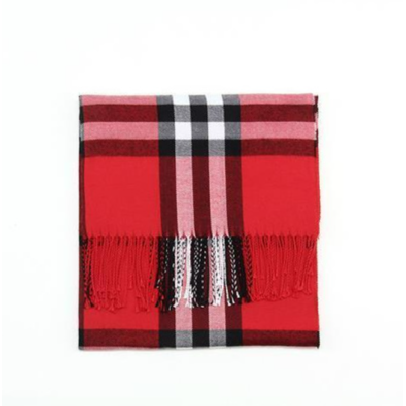 Classic Tartan Plaid Cotton Shawl Scarf – 180x65cm Unisex Winter Wrap with Fringe