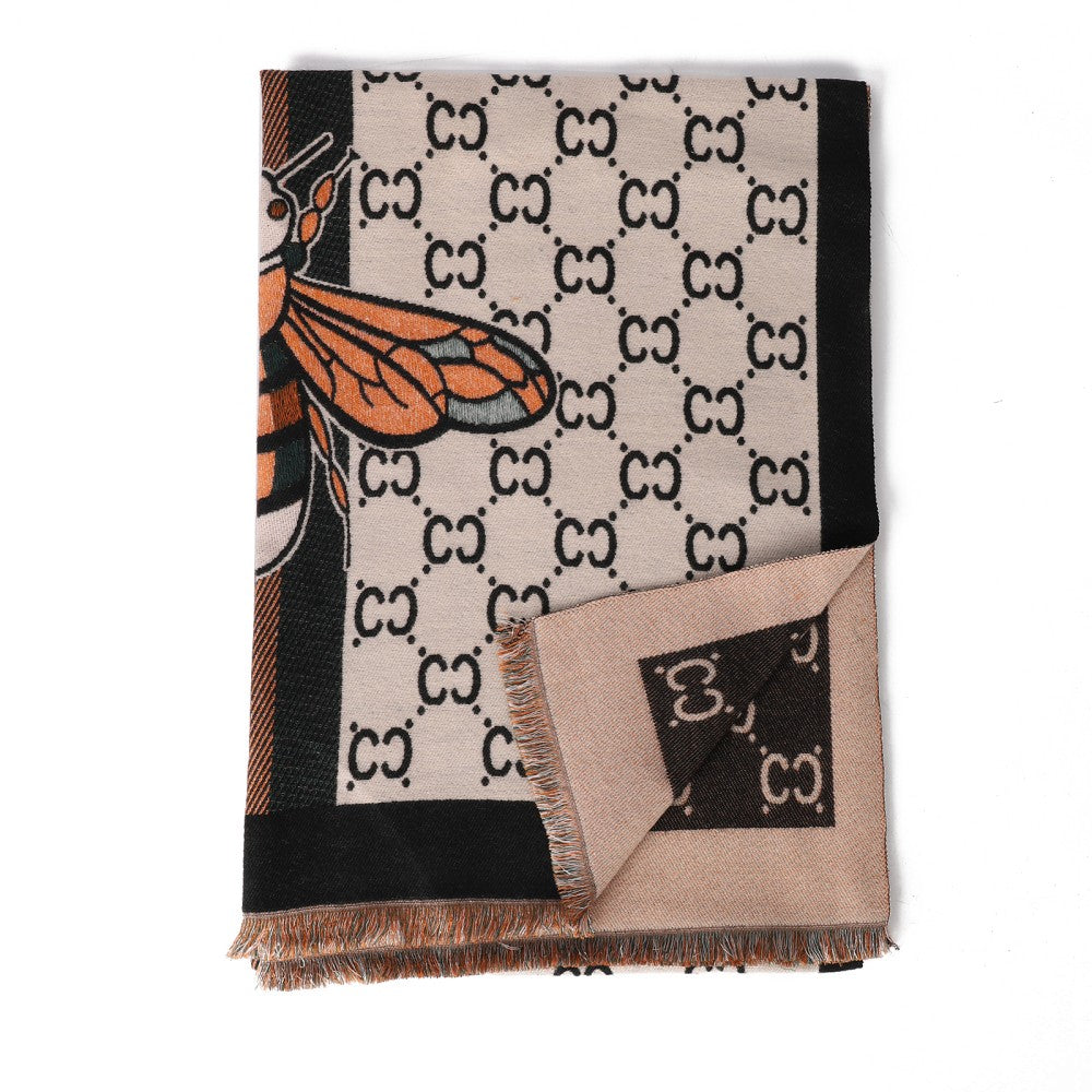 WHITE Women's Fashion Winter Scarf