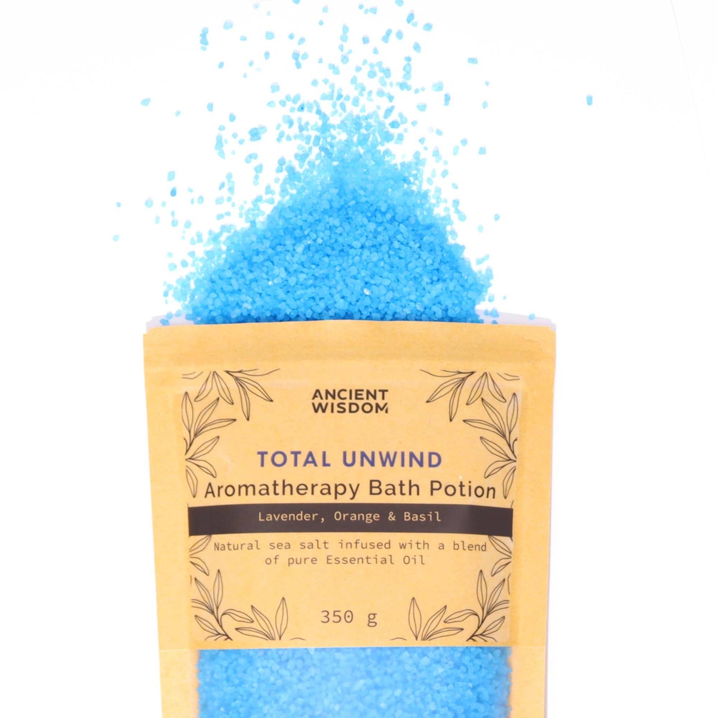Aromatherapy Bath Potion in Kraft Bag 350g - Total Unwind