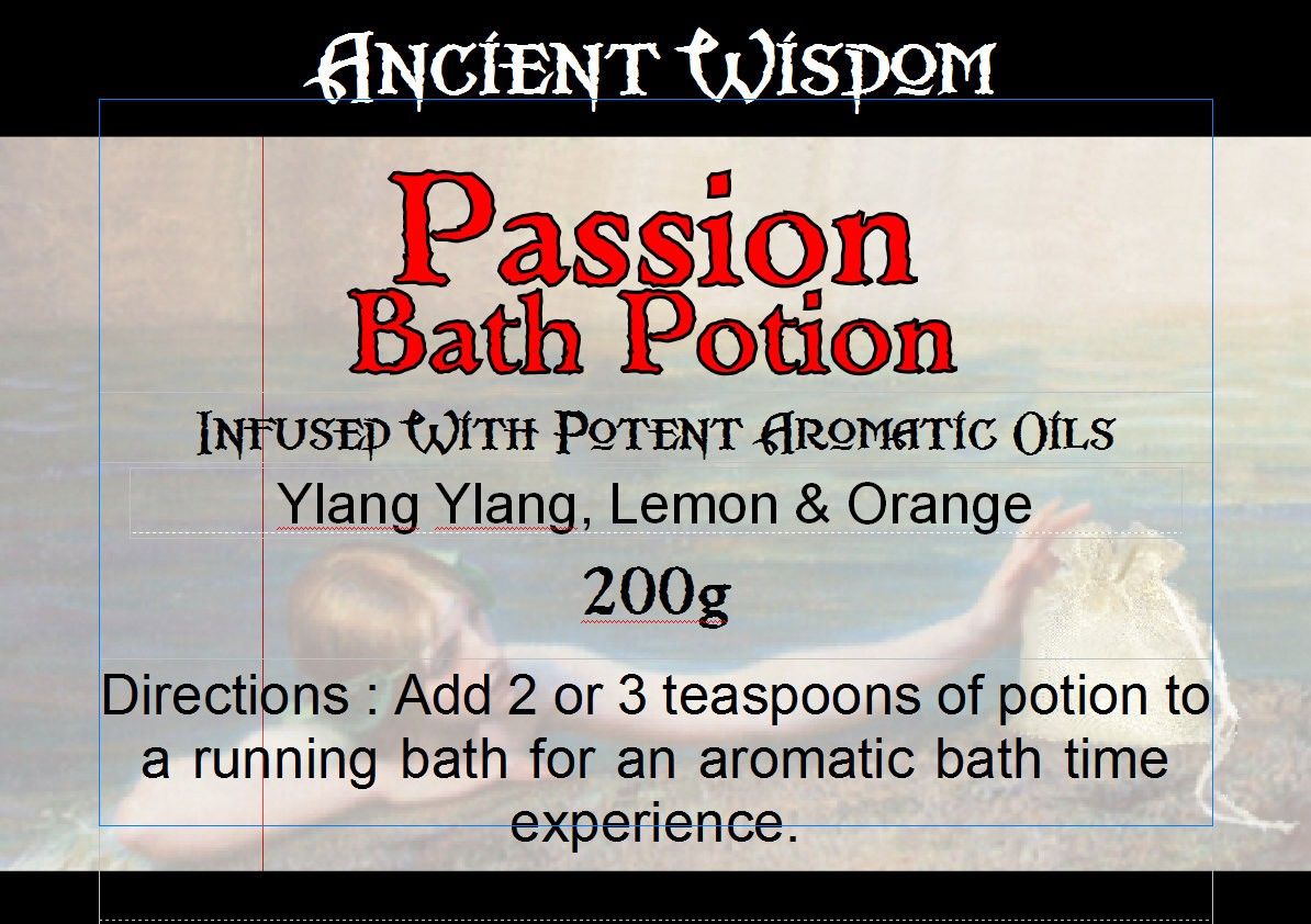 Bag Labels for Passion Potion (4 sheets of 18)