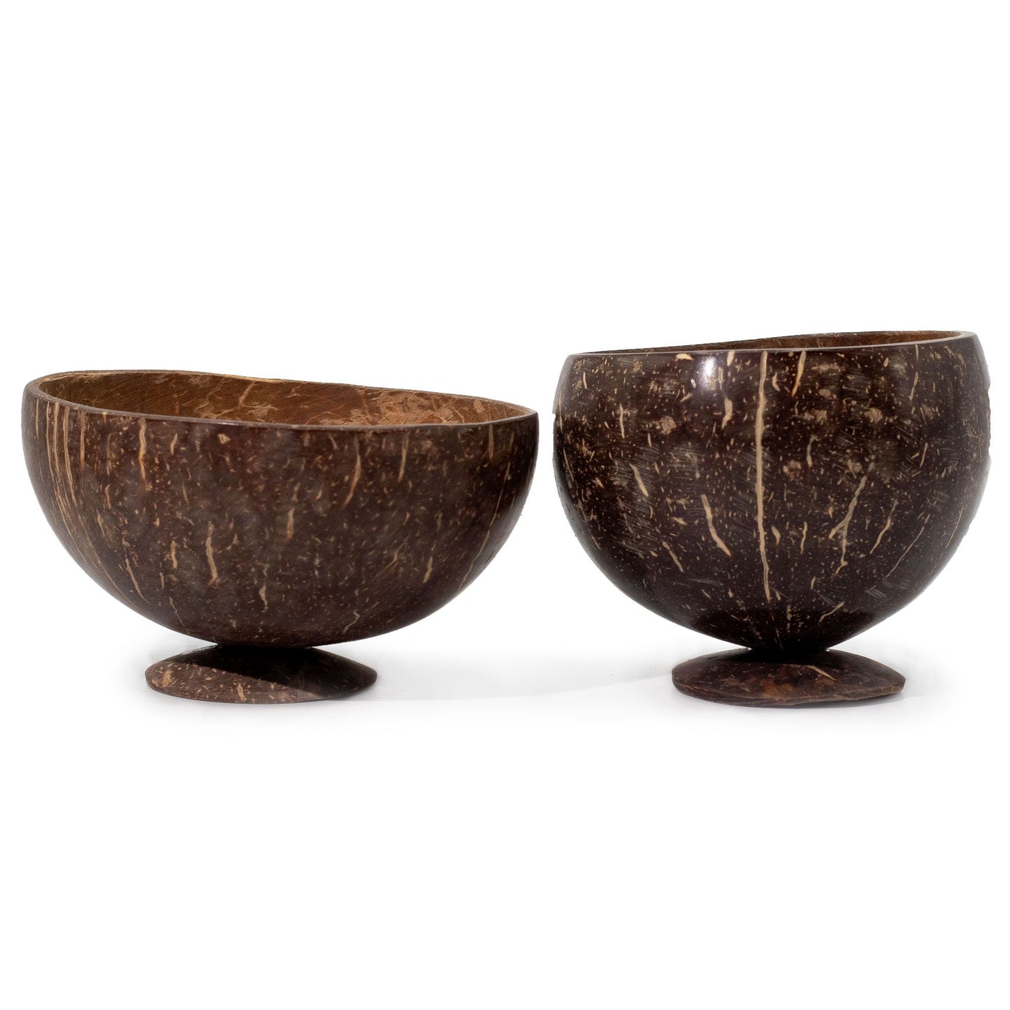 Medium Natural Coconut Bowl on Stand