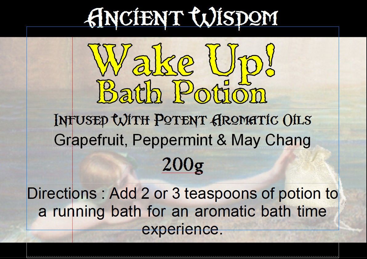Bag Labels for Wake Up (4 sheets of 18)