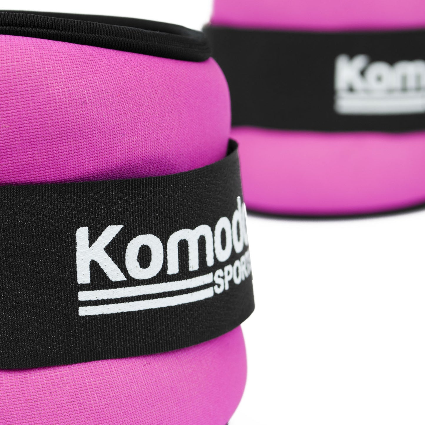 Pink Neoprene Ankle Weights - 1kg