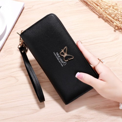 LB0283 1-BlackBifold Wallet with Street Style