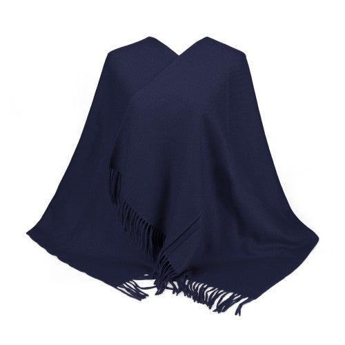 NAVY Serene Luxe 100% Cashmere Scarf Shawl – Ultra-Soft, Lightweight & Timeless | 180 x 70 cm