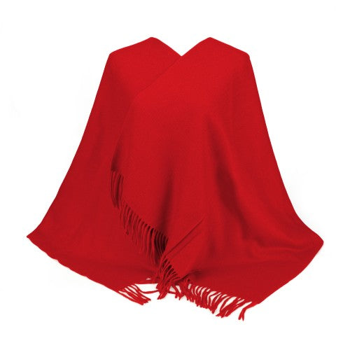 RED Serene Luxe 100% Cashmere Scarf Shawl – Ultra-Soft, Lightweight & Timeless | 180 x 70 cm