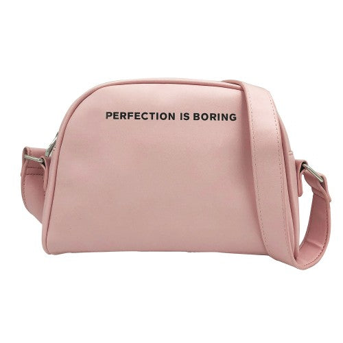 CB2004S PINK - Solid Color Simple Cross-Body Bag