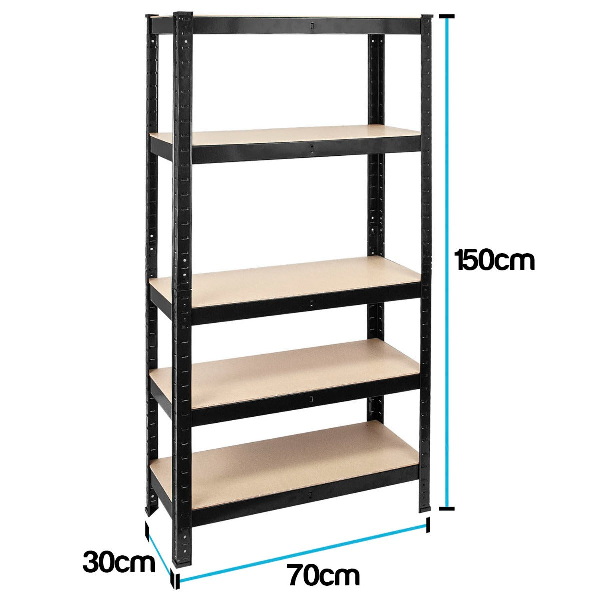 Boltless Garage Shelving Rack - Pack of 2