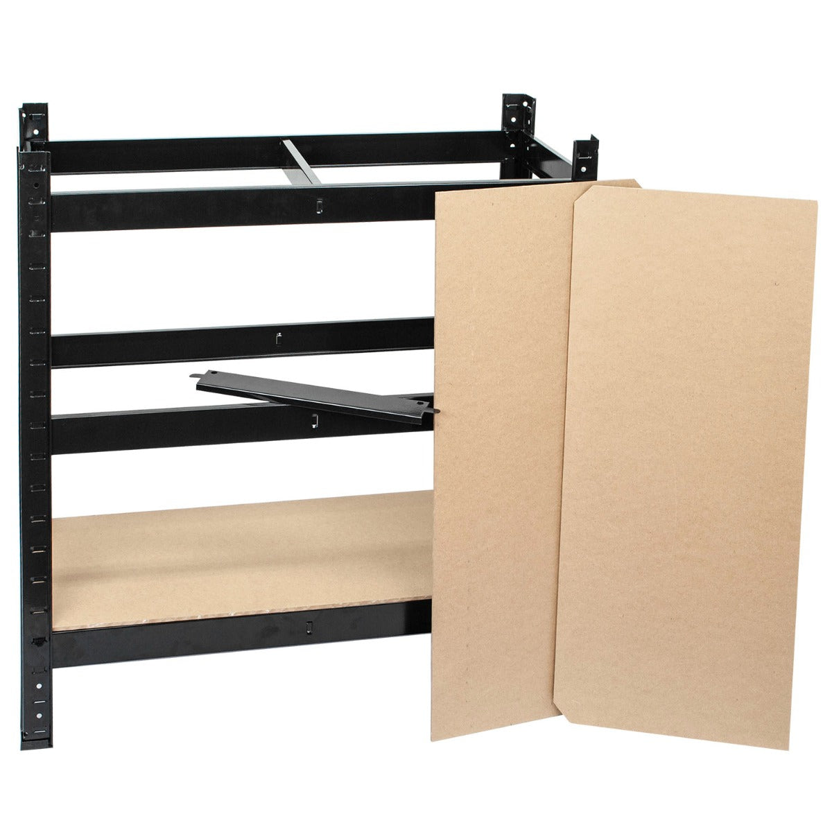 Boltless Garage Shelving Rack - Black