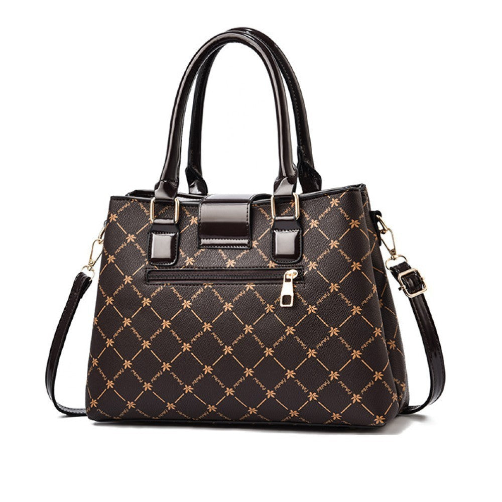 Women’s PU Leather Handbag Shoulder Tote Satchel Bag Large Capacity