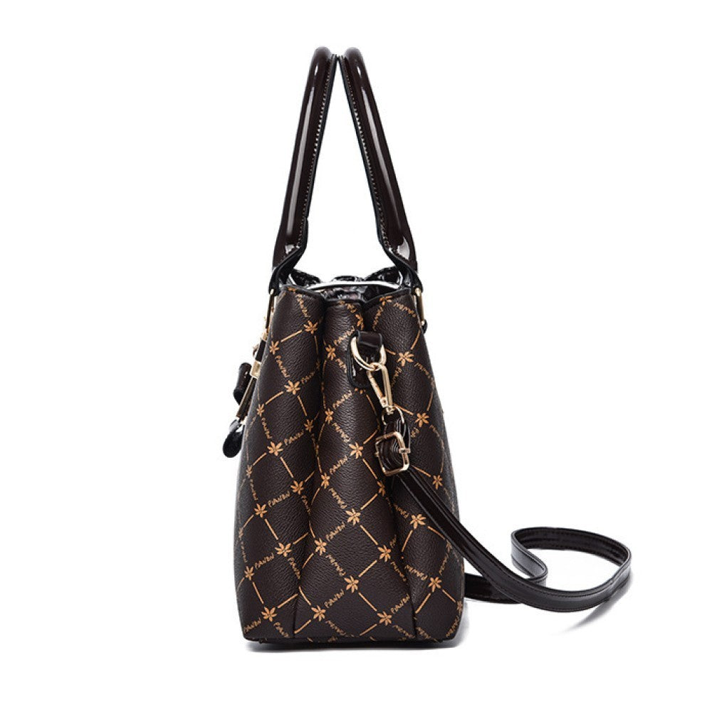 Women’s PU Leather Handbag Shoulder Tote Satchel Bag Large Capacity