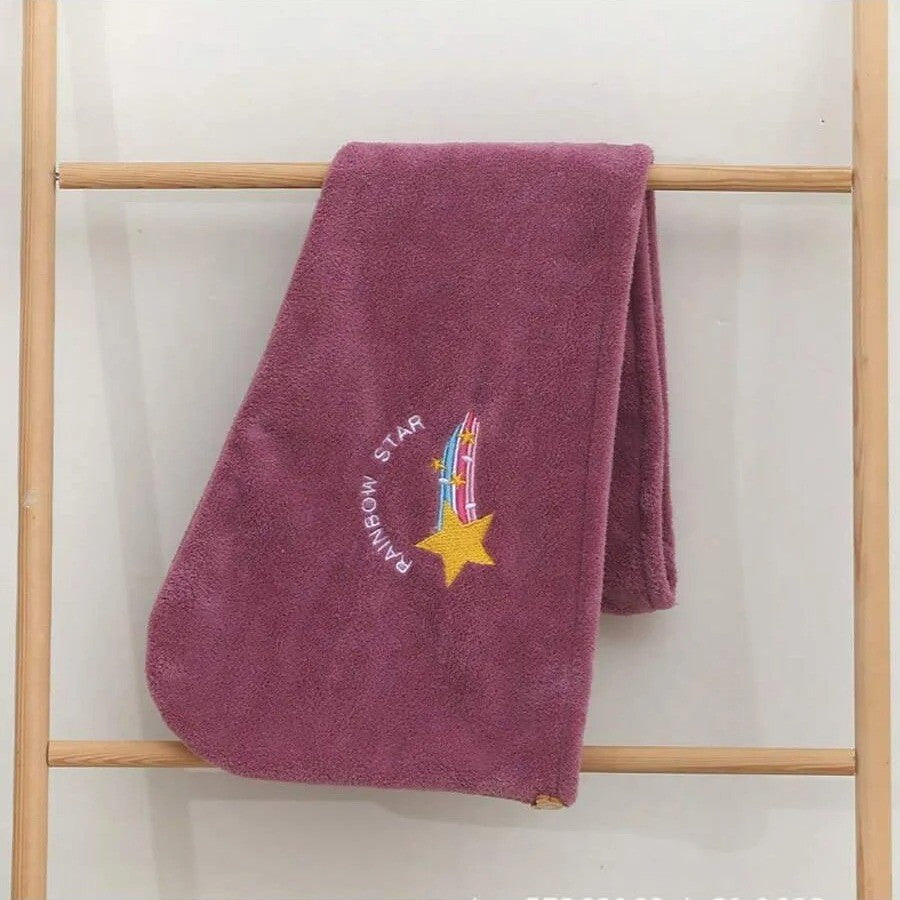 2x Microfiber Hair Drying Towel Wrap – Quick Dry Turban (Pink & Blue Set)