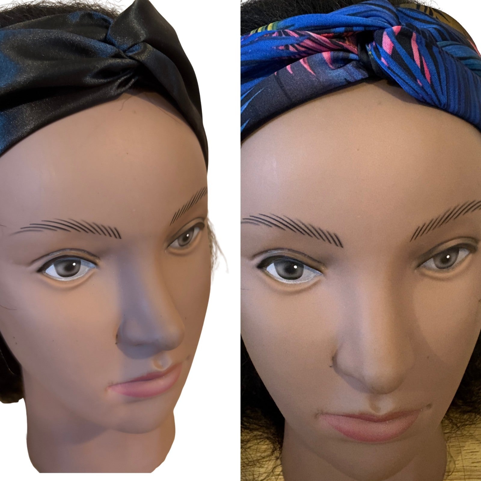 Handmade Twisted Satin Headbands 2 Pack –