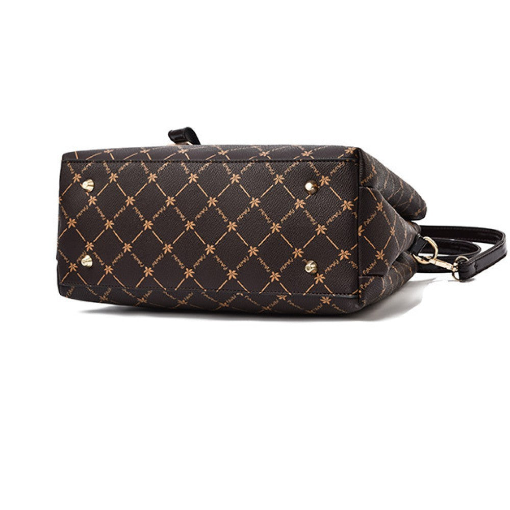 Women’s PU Leather Handbag Shoulder Tote Satchel Bag Large Capacity