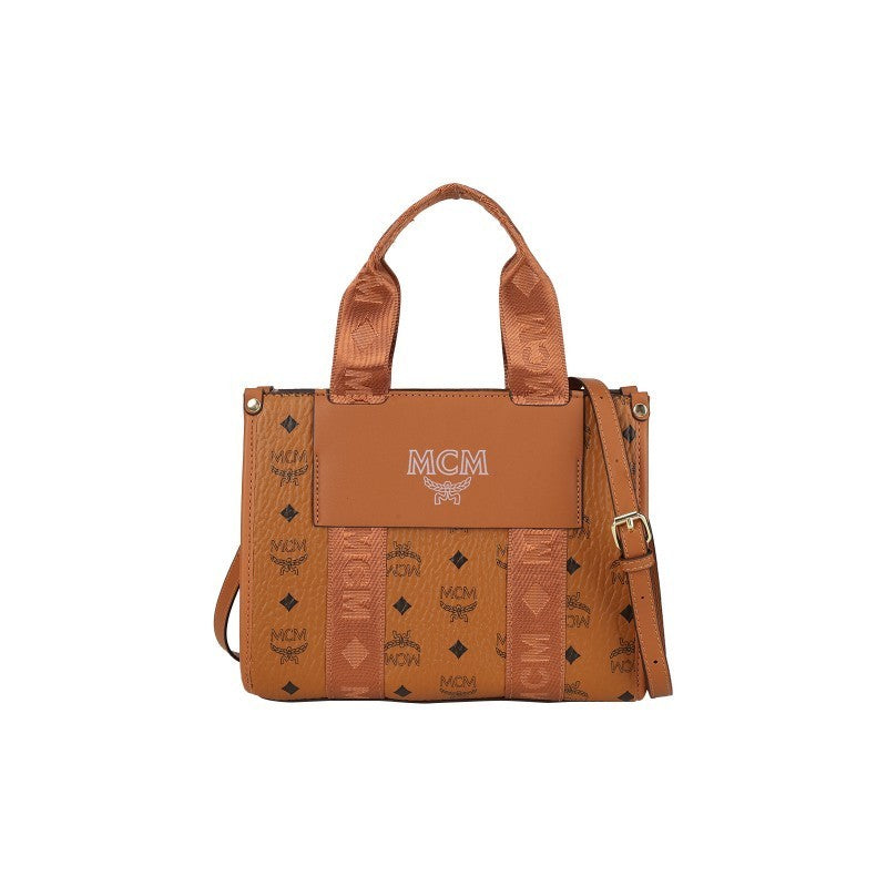 MCM Monogram Tote Bag – Cognac