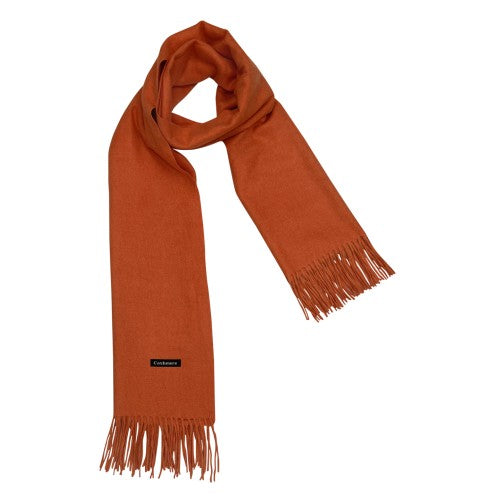 ORANGERED Serene Luxe 100% Cashmere Scarf Shawl – Ultra-Soft, Lightweight & Timeless | 180 x 70 cm