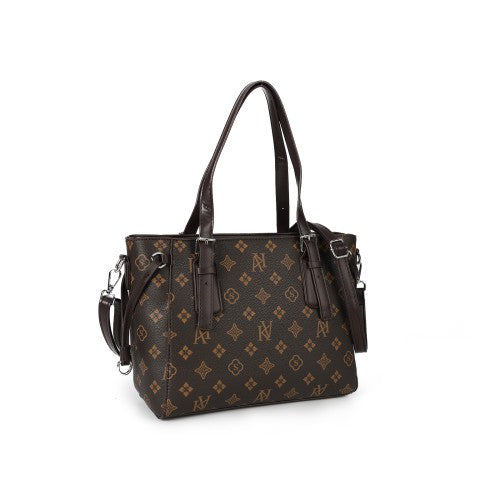 LAOHUA PU Leather Tote Handbag with Matching Purse – Designer-Inspired Shoulder Bag for Women