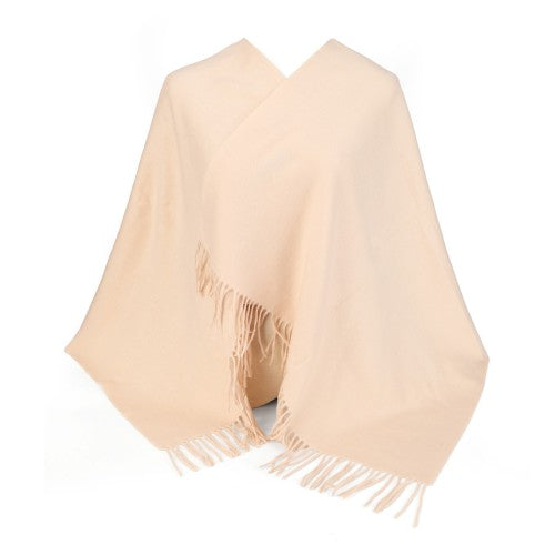 Beige Serene Luxe 100% Cashmere Scarf Shawl – Ultra-Soft, Lightweight & Timeless | 180 x 70 cm