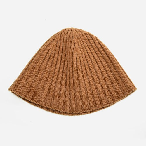 HW003-CAMEL -   Ladies autumn/winter knitted bucket hat