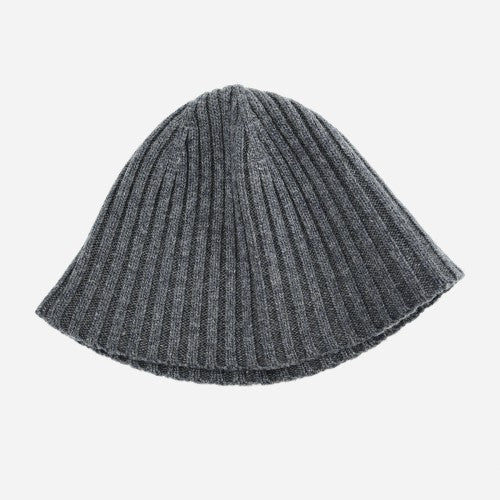 HW003-DARKGREY -   Ladies autumn/winter knitted bucket hat