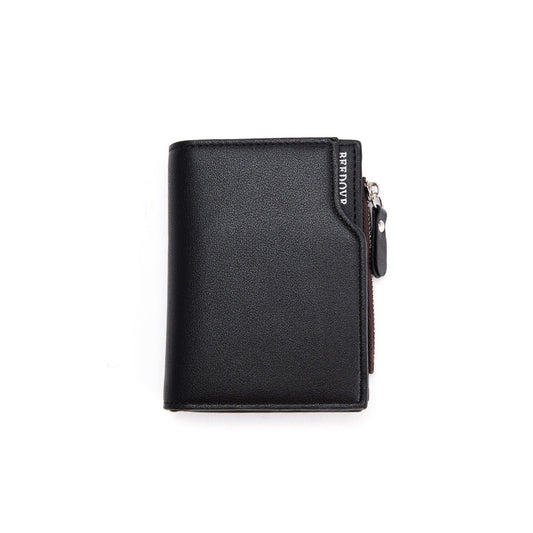 Long Wallet – Zipper Closure, Multi-Card Organizer BLACK
