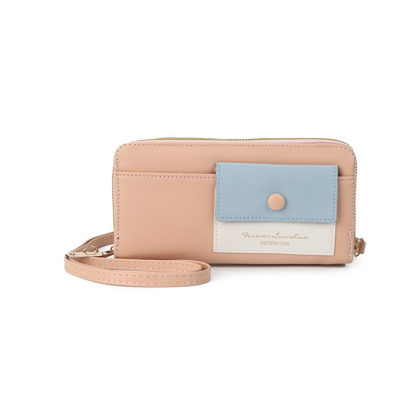 Forever Sunshine Multi-Compartment Crossbody Purse-PINK