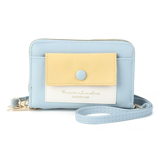 Forever Sunshine Compact Crossbody Purse - BLUE