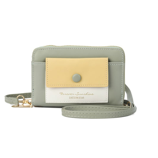 Forever Sunshine Compact Crossbody Purse -GREEN