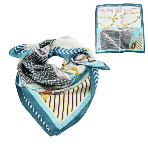 SF1262-GREEN New Fashion Chains Kerchief