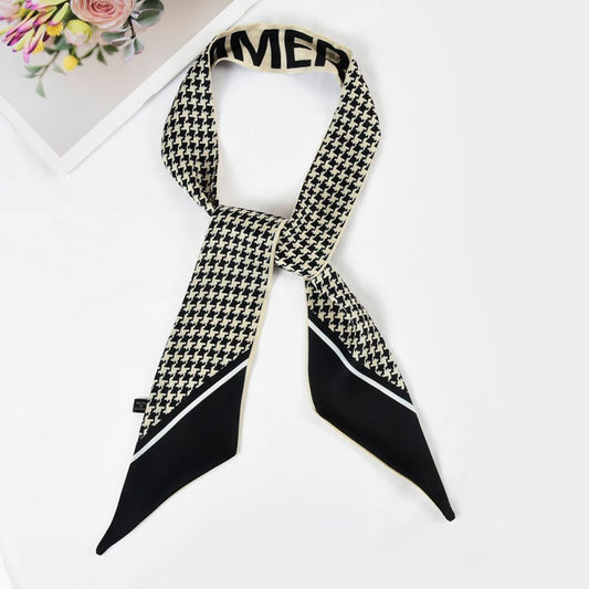 BLACK Charming New Fashion Style Houndstooth Long Scarf