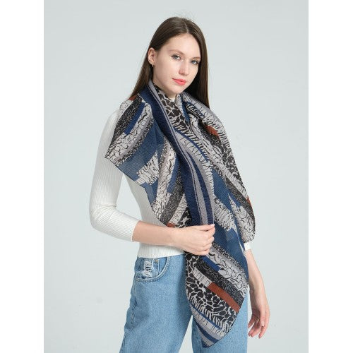 NAVY Fashion Colourful Style Lady Scarf