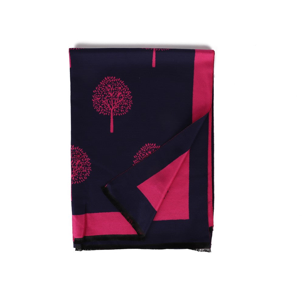 ROSE Cashmere Scarf With Dandelion Design