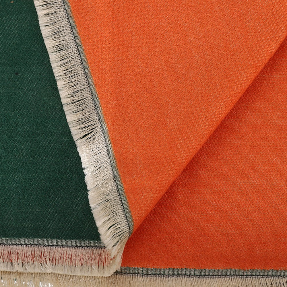 GREEN Bright Floral Pattern Scarf