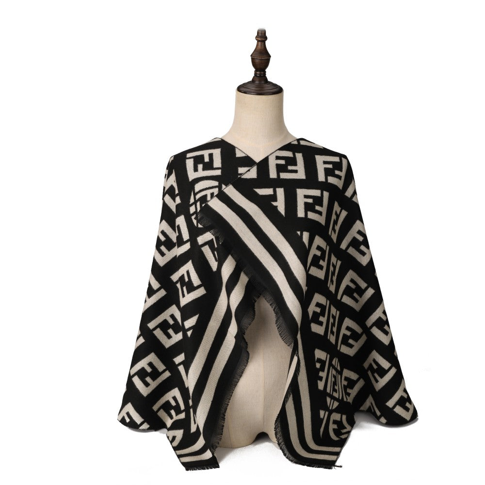 Monogram Scarf – Designer-Inspired Wrap for Women