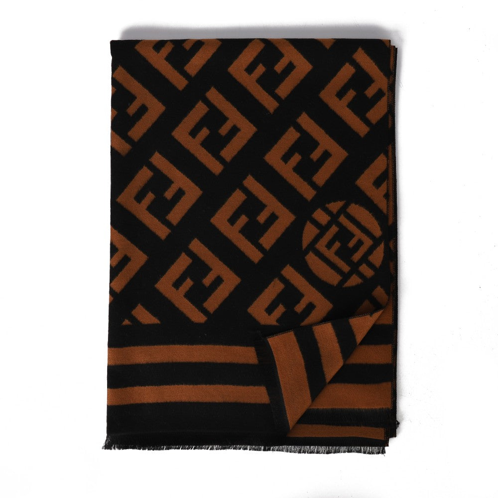 Monogram Scarf – Designer-Inspired Wrap for Women