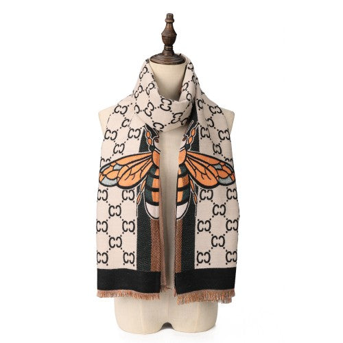 WHITE Women's Fashion Winter Scarf