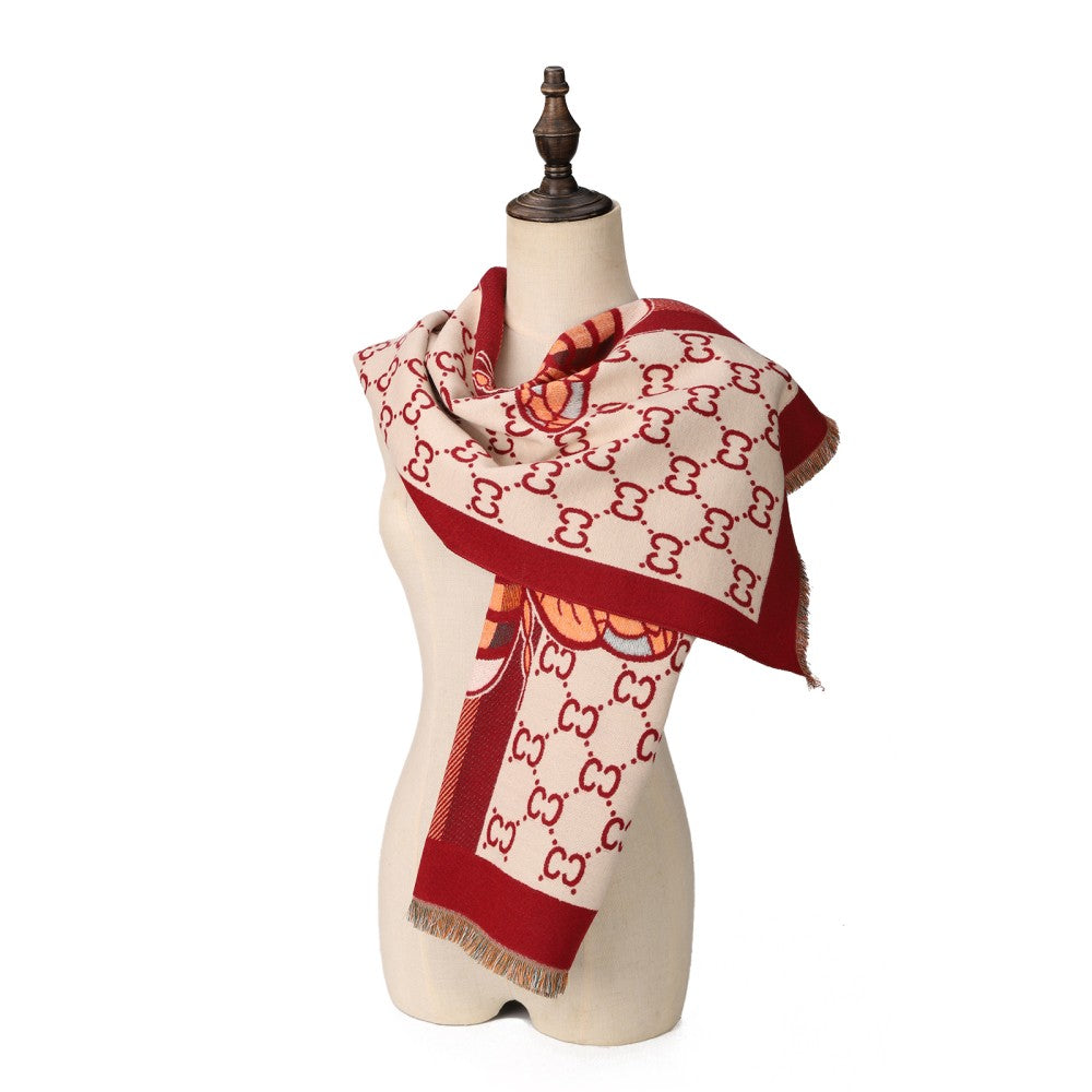 RED Women's Fashion Winter Scarf