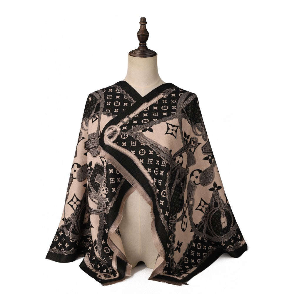 Regal Monogram Chain Cashmere Scarf
