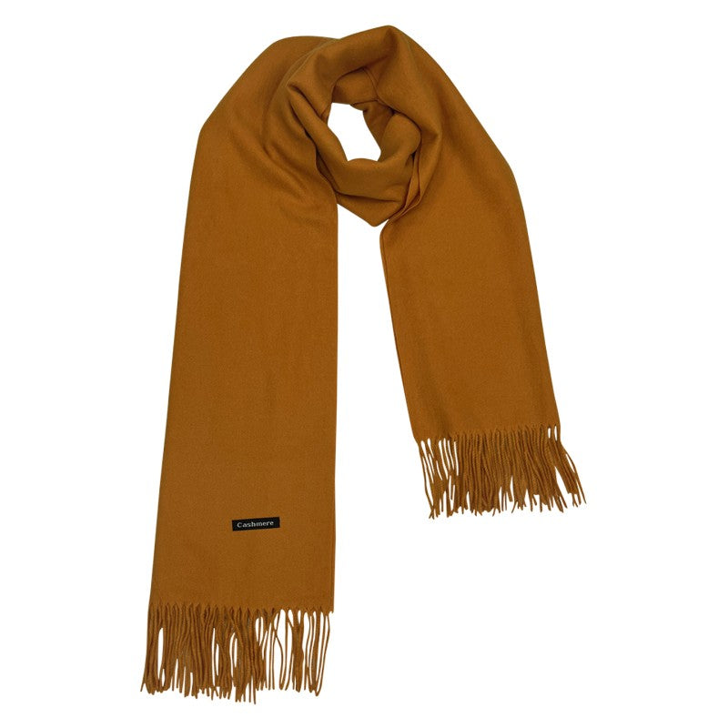 ORANGEYELLOW Serene Luxe 100% Cashmere Scarf Shawl – Ultra-Soft, Lightweight & Timeless | 180 x 70 cm