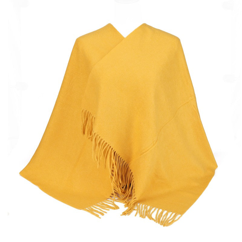 Yellow. Serene Luxe 100% Cashmere Scarf Shawl – Ultra-Soft, Lightweight & Timeless | 180 x 70 cm