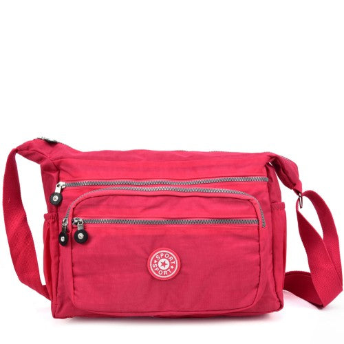 VK5413 Fushia - Sports Waist Cross Body Bag