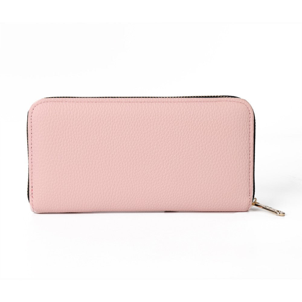 Cat Print PU Leather Wallet – Long Zipper Purse with Card Holder & Coin Pocket