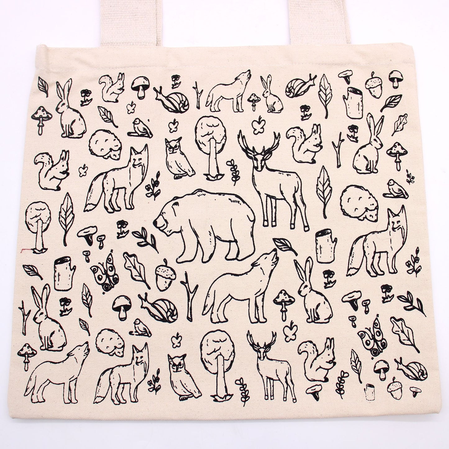 Eco-Friendly Big Cotton Shopping Bag – 10oz – Forest Life Design