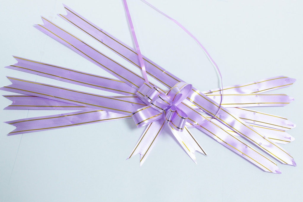 Mini Pull Bows - Lavender (packs of 10)