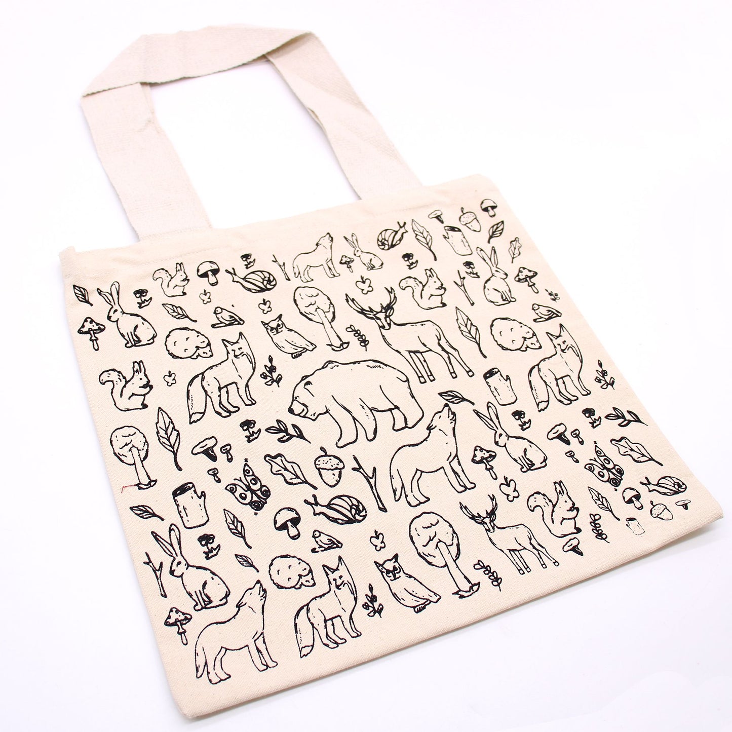 Eco-Friendly Big Cotton Shopping Bag – 10oz – Forest Life Design