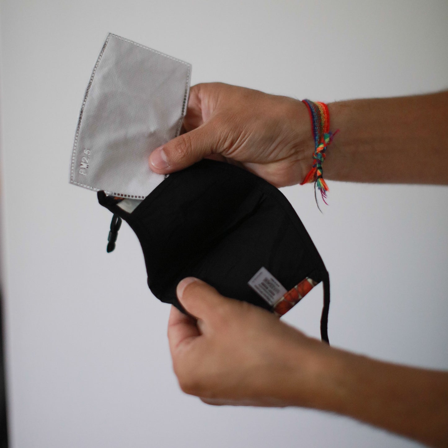 Reusable Fashion Face Mask - Black Elegance  (Adult)