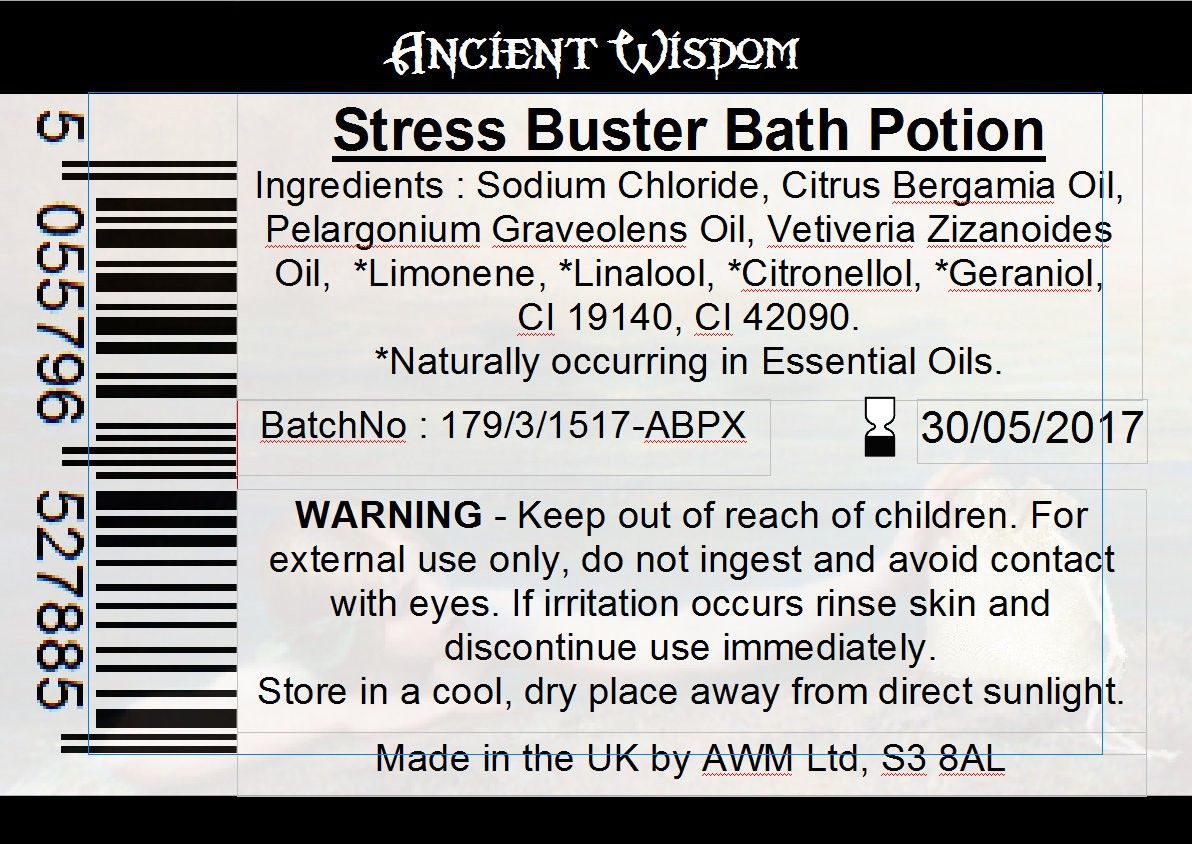 Bag Labels for Stress Buster  (4 sheets of 18)